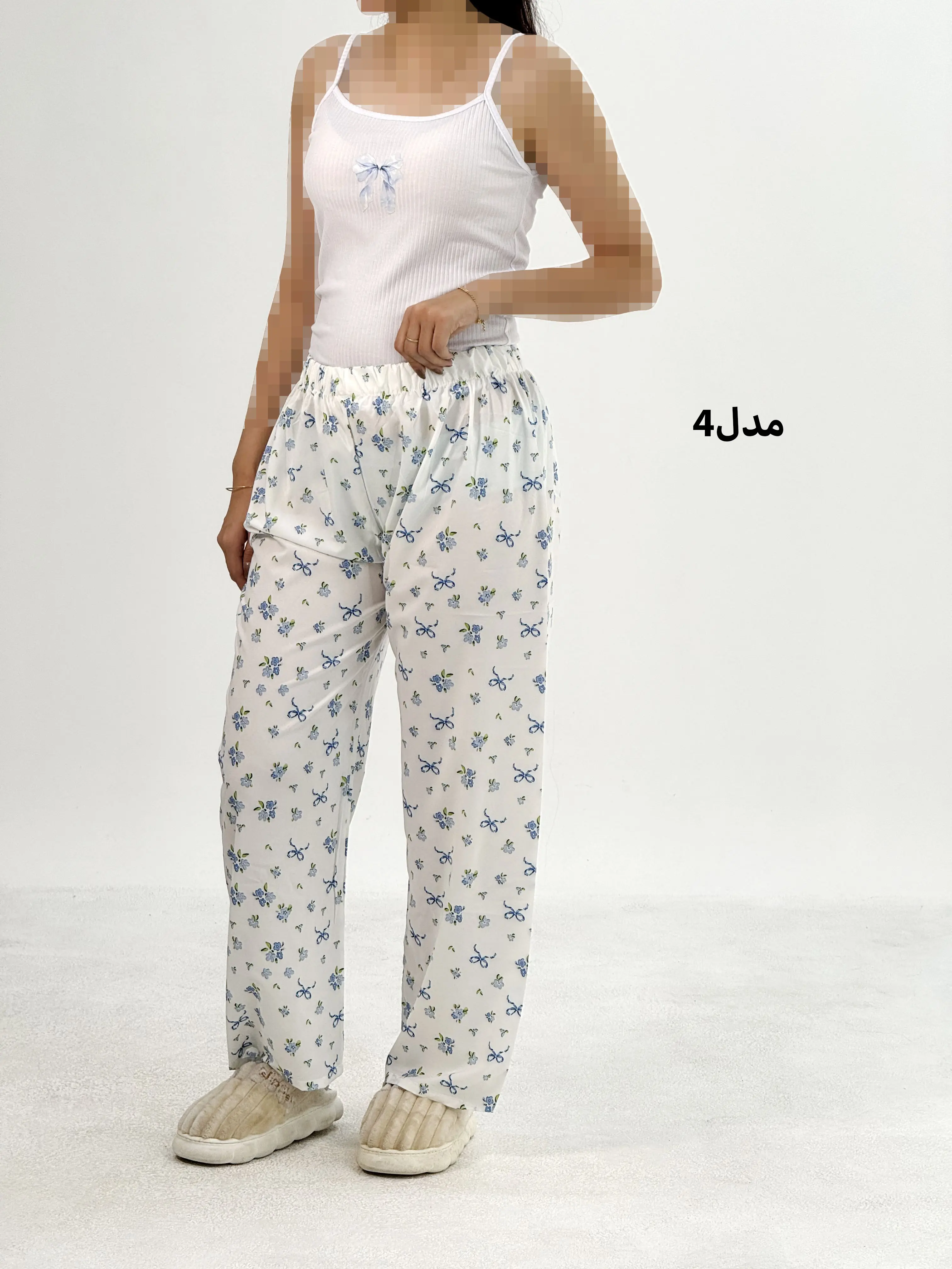 ست تاپ و شلوار زنانه چاپی|آراسز